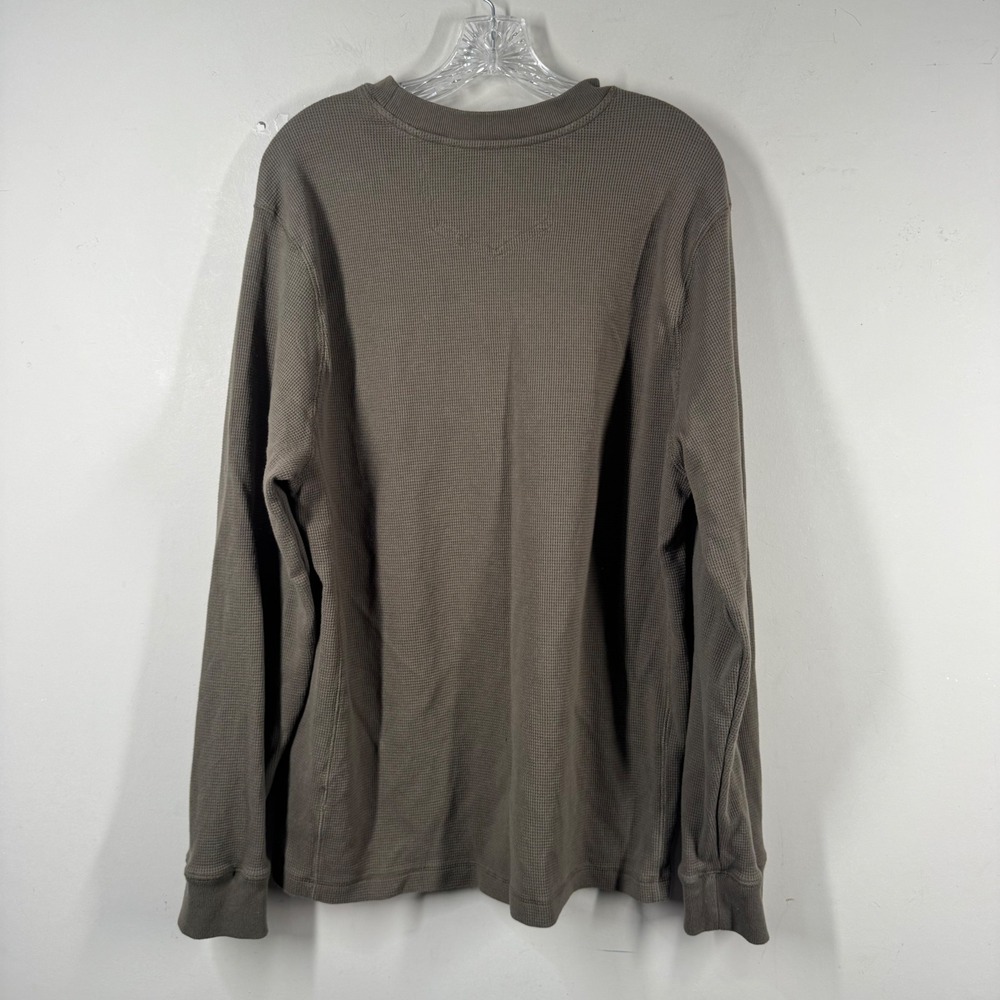 Princess Cruises Mens XXL Canada New England Thermal Waffle Knit Shirt Brown - Picture 12 of 16